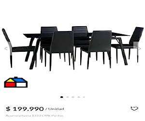 <p>Juego de comedor vidrio templado</p>