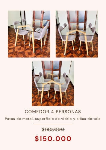 <p>Comedor para cuatro personas</p>