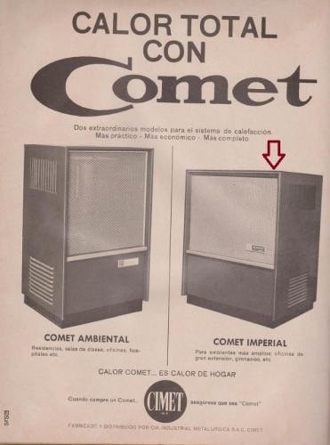 <p>Estufa a Parafina Comet Imperial</p>