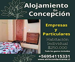 <p>Habitaciones mensuales en concepcion centro</p>