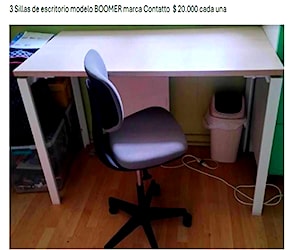 <p>silla escritrio usada</p>