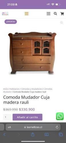 <p>Cómoda y cama para bebé</p>