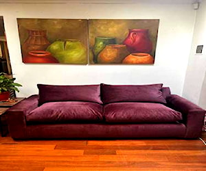 <p>Sofa Felpa Usado</p>