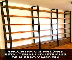 <p>Fabricación muebles y estantería para negocios fierro y madera</p>