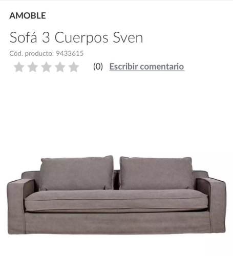 <p>Vendo sillón amoblé 3 cuerpos gris</p>