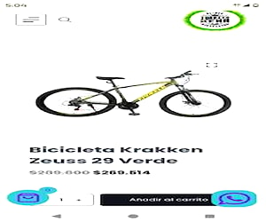 Bicicleta Krakken Zeus Aro 29