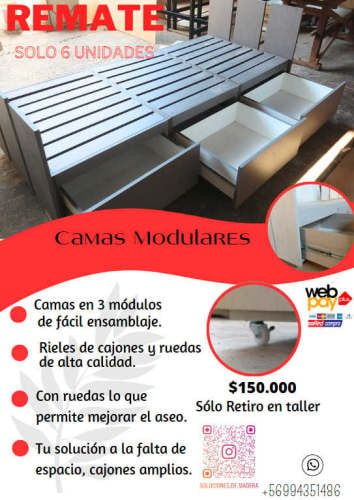 <p>camas modulares</p>