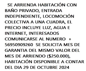 <p>HABITACIÓN INDEPENDIENTE CON BAÑO PRIVADO</p> image