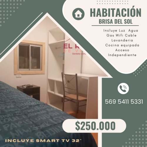 <p>Habitación en brisa del Sol Talcahuano</p>
