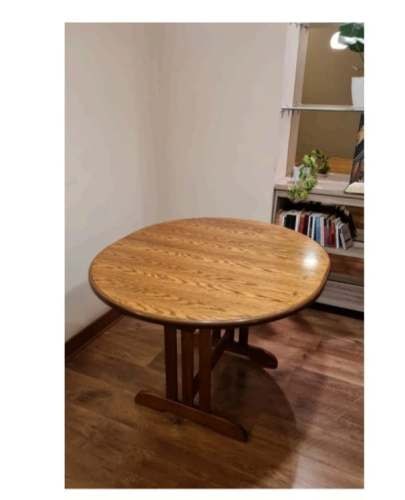 <p>Mesa Ovalada y sillas</p>
