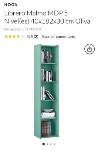 <p>Librero 5 niveles</p>