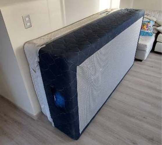 <p>Cama nido Rosen 1,5 plazas + colchón y respaldo madera</p>